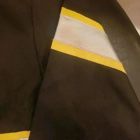 Crazy 8 Kids Black/Yellow Reflective Fireman Costume Coat - Picture 6 of 9